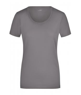 Damen Ladies' Stretch Round-T Charcoal 7983