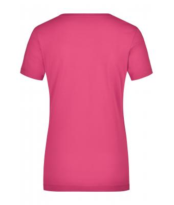 Dames Ladies' Stretch Round-T Roze 7983