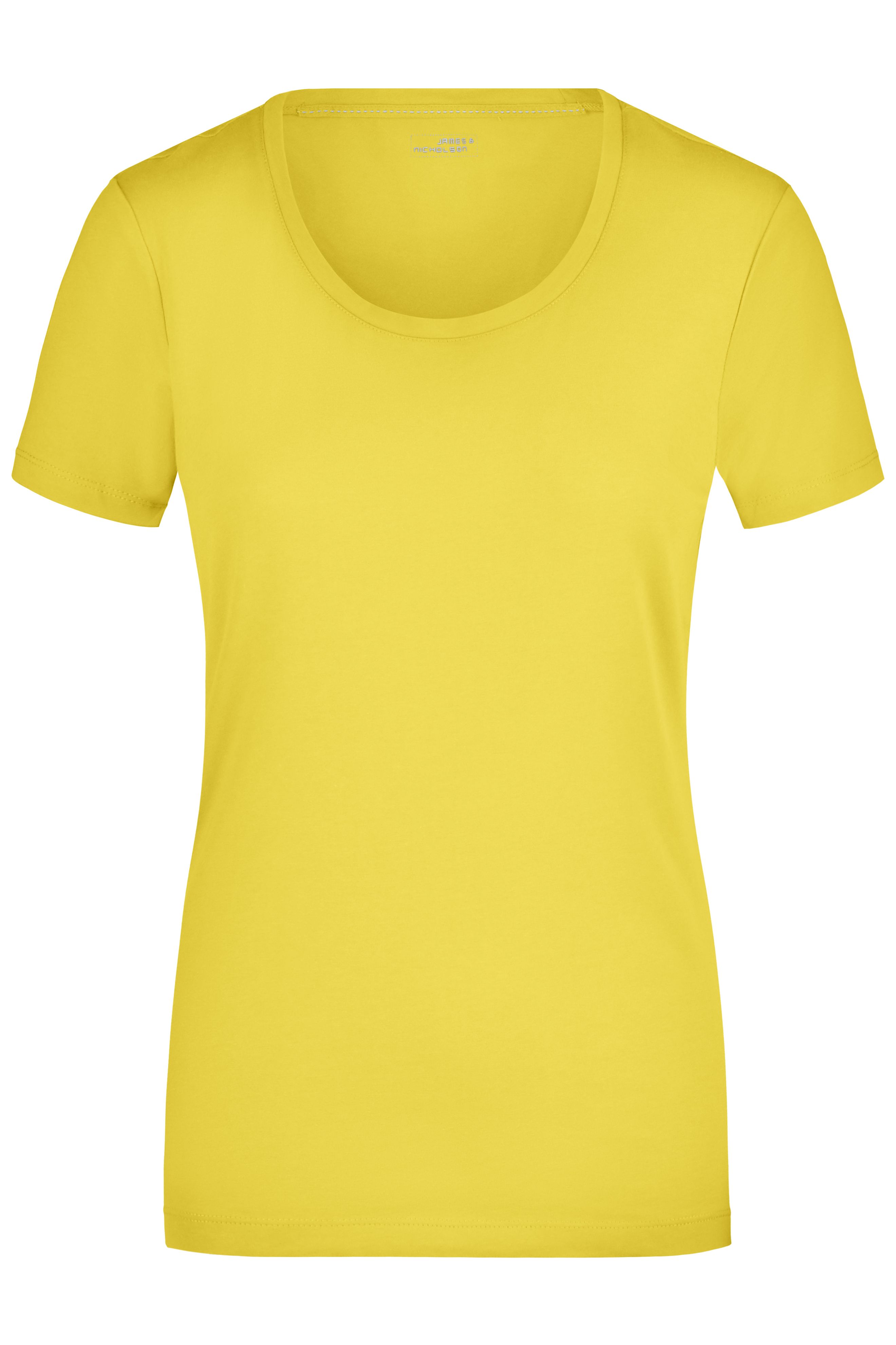 Femme Teeshirt femme col rond extensible JauneDaiber