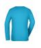 Damen Ladies' Stretch Shirt Long-Sleeved Turquoise 7984