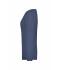 Dames Ladies' Stretch Shirt Long-Sleeved Navy 7984