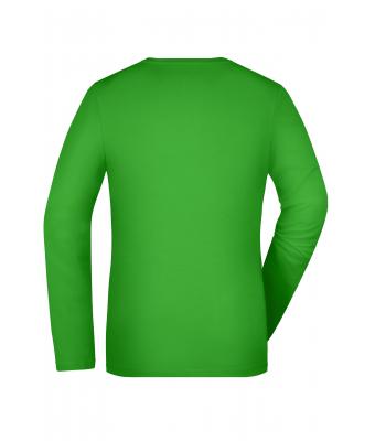 Dames Ladies' Stretch Shirt Long-Sleeved Lime 7984