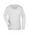 Damen Ladies' Stretch Shirt Long-Sleeved White 7984