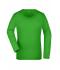 Femme T-shirt femme extensible manches longues Vert-citron 7984