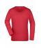 Femme T-shirt femme extensible manches longues Rose-vif 7984
