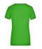 Femme T-shirt femme extensible col V Vert-citron 7985