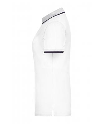 Ladies Ladies' Polo Tipping White/navy 7564