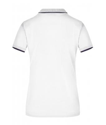 Ladies Ladies' Polo Tipping White/navy 7564