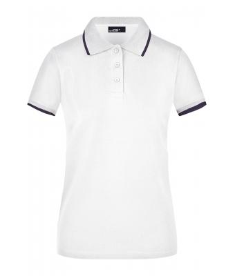 Ladies Ladies' Polo Tipping White/navy 7564