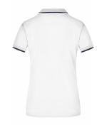 Dames Ladies' Polo Tipping Wit/navy 7564