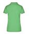 Femme Polo piqué avec liseré contrasté femme Vert-citron/blanc 7564
