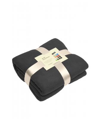 Unisex Fleece Blanket Donkergrijs 7566