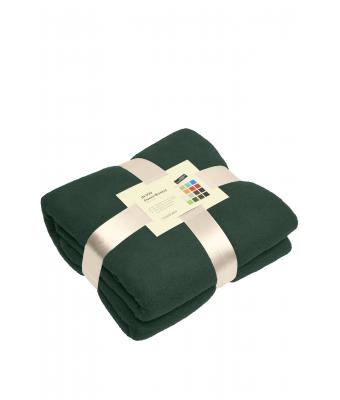 Unisex Fleece Blanket Dark-green 7566