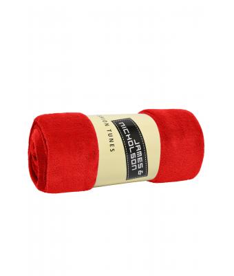 Unisexe Couverture micropolaire Rouge 7567