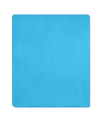 Unisex Bonded Fleece Blanket Navy/aqua 7568