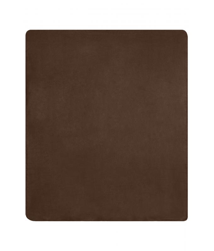 Unisex Bonded Fleece Blanket Brown/cream 7568