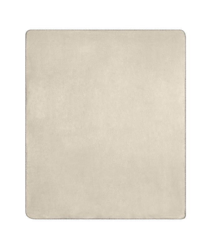 Unisex Bonded Fleece Blanket Brown/cream 7568
