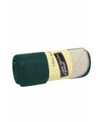 Unisex Bonded Fleece Blanket Dark-green/cream 7568