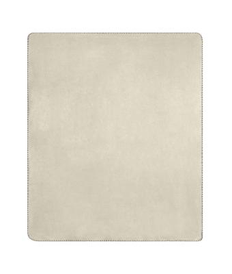 Unisex Bonded Fleece Blanket Donkergroen/cème 7568