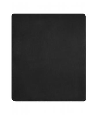 Unisex Bonded Fleece Blanket Zwart/zilver 7568