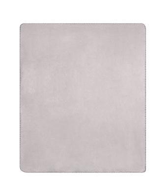Unisex Bonded Fleece Blanket Zwart/zilver 7568
