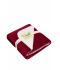 Unisex Cosy Hearth Blanket Dieprood/naturel 8020