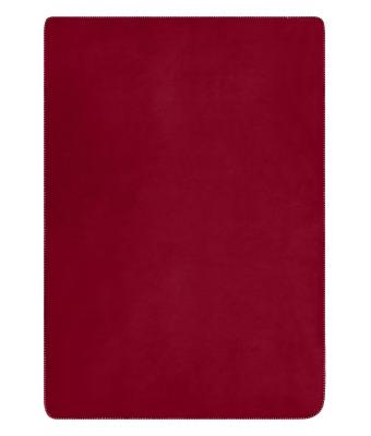 Unisex Cosy Hearth Blanket Dieprood/naturel 8020
