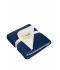 Unisex Cosy Hearth Blanket Navy/naturel 8020