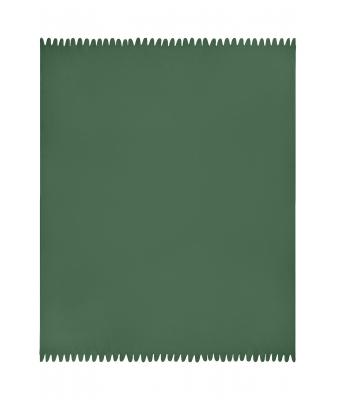 Unisex Fleece Blanket Donkergroen 8292