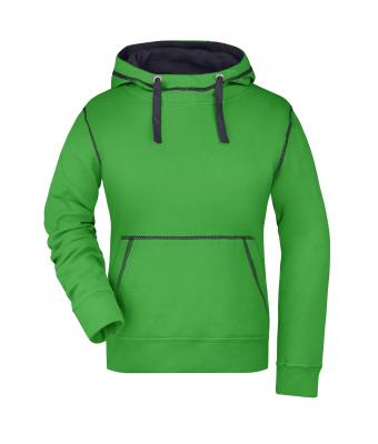 Damen Ladies' Lifestyle Hoody Green/navy 8079