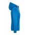 Dames Ladies' Lifestyle Zip-Hoody Kobalt/heather grijs 8081