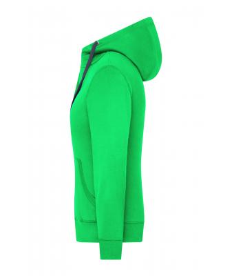 Dames Ladies' Lifestyle Zip-Hoody Groen/navy 8081