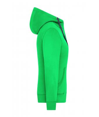Dames Ladies' Lifestyle Zip-Hoody Groen/navy 8081