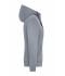 Ladies Ladies' Lifestyle Zip-Hoody Grey-melange/navy 8081