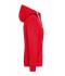 Ladies Ladies' Lifestyle Zip-Hoody Red/grey-heather 8081