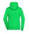 Femme Sweat-shirt à capuche contrasté femme Vert/marine 8081