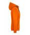 Femme Sweat-shirt à capuche contrasté femme Orange-foncé/marine 8081