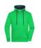 Heren Men's Lifestyle Zip-Hoody Groen/navy 8082