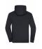 Herren Men's Lifestyle Zip-Hoody Black/grey-heather 8082