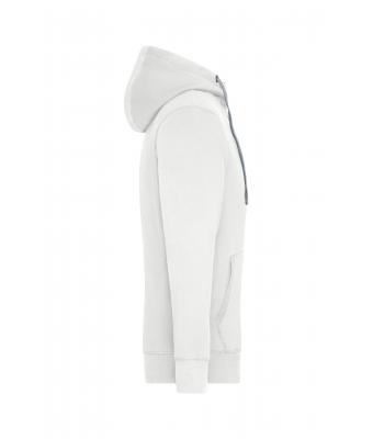 Herren Men's Lifestyle Zip-Hoody Off-white/grey-heather 8082