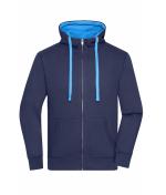 Men Men's Lifestyle Zip-Hoody Navy/cobalt 8082
