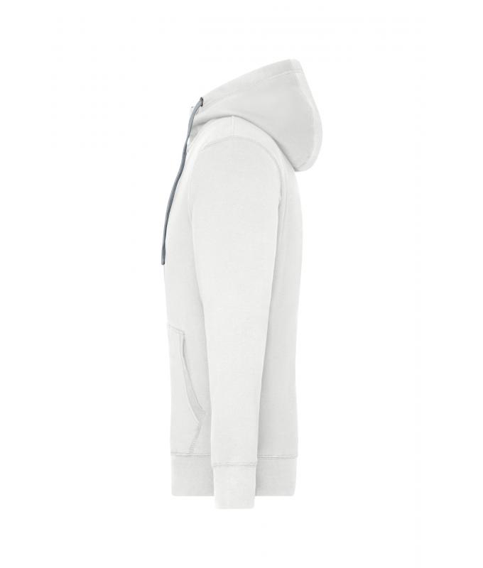 Men Men's Lifestyle Zip-Hoody Off-white/grey-heather 8082