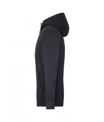 Heren Men's Lifestyle Zip-Hoody Zwart/heather grijs 8082