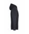 Heren Men's Lifestyle Zip-Hoody Zwart/heather grijs 8082