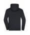 Heren Men's Lifestyle Zip-Hoody Zwart/heather grijs 8082