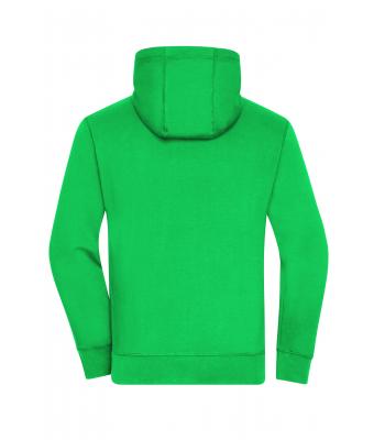 Homme Sweat-shirt à capuche contrasté homme Vert/marine 8082