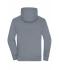 Homme Sweat-shirt à capuche contrasté homme Gris-mélange/marine 8082