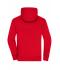 Homme Sweat-shirt à capuche contrasté homme Rouge/gris-chiné 8082