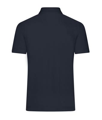 Heren Men's Plain Polo Navy 8083
