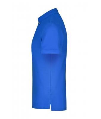 Men Men's Plain Polo Royal/royal-white 8083